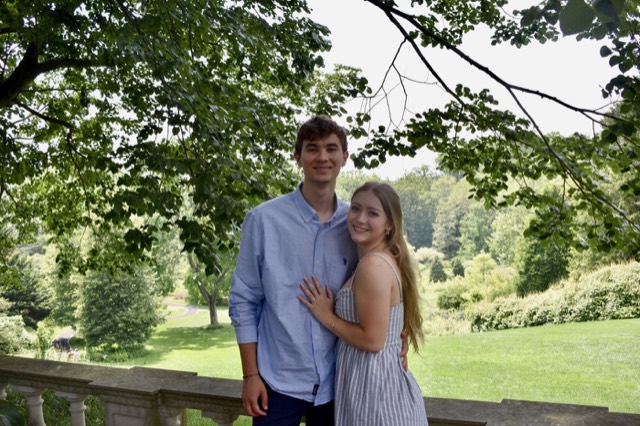 Zach and Megan at Hollins House